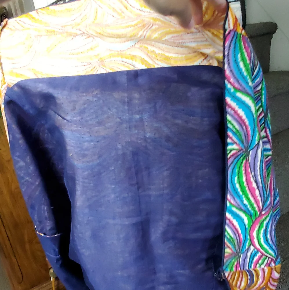HANDMADE DENIM PATCHWORK DRESS! - Picture 9 of 16